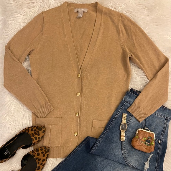 Banana Republic Sweaters - Banana Republic | Tan Cardigan